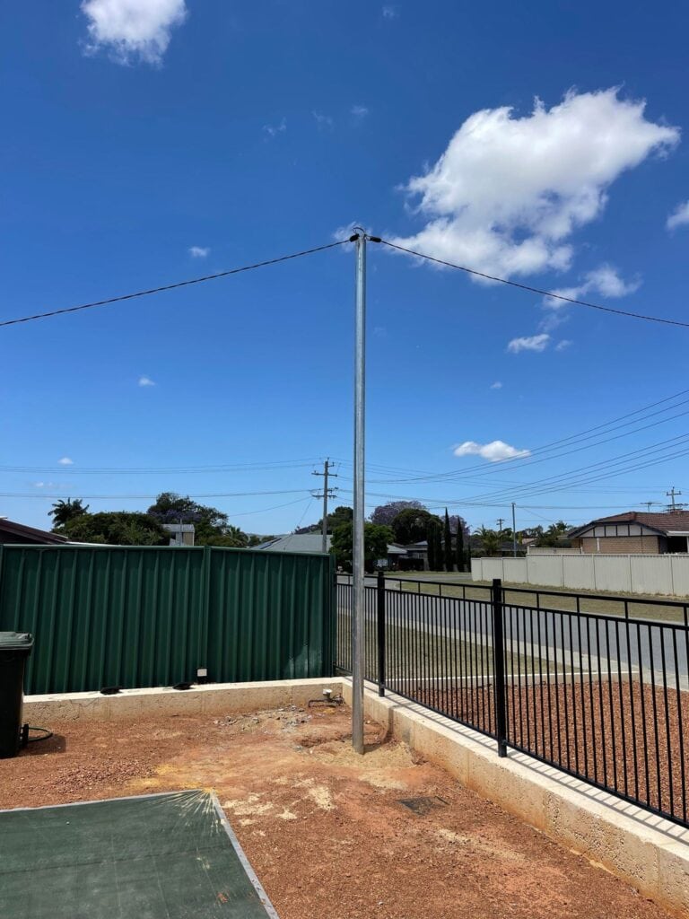 Consumer pole replacement in Perth, WA